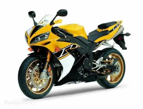 Желтый мотоцикл обтекатель комплект подходит для Yamaha YZF R1YZFR1 2002 2003 ABS пластик литья под давлением Кузов Набор 02 03
