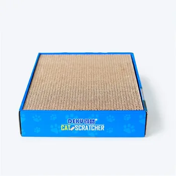 

Pet Products Cat Scratching Board Boxed Two-sided Two Flat Corrugated Cat Scratching Board Cat Grinding Claw Toy Cat Supplies