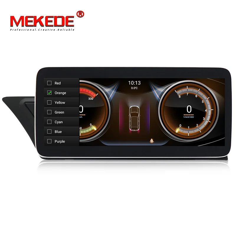 MSM8953 Android 10.0 car gps navigation radio player for Audi A4L B8 A5 2009-2016 4G 64G Built-in carplay 4G LTE 1920X720 HP