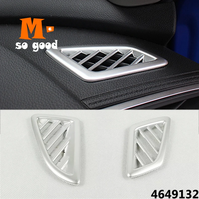 

ABS Matte For Honda Civic 10th Car Front Small Air Outlet trim cover Car interior styling Decoration accessories 2016 2017 2018