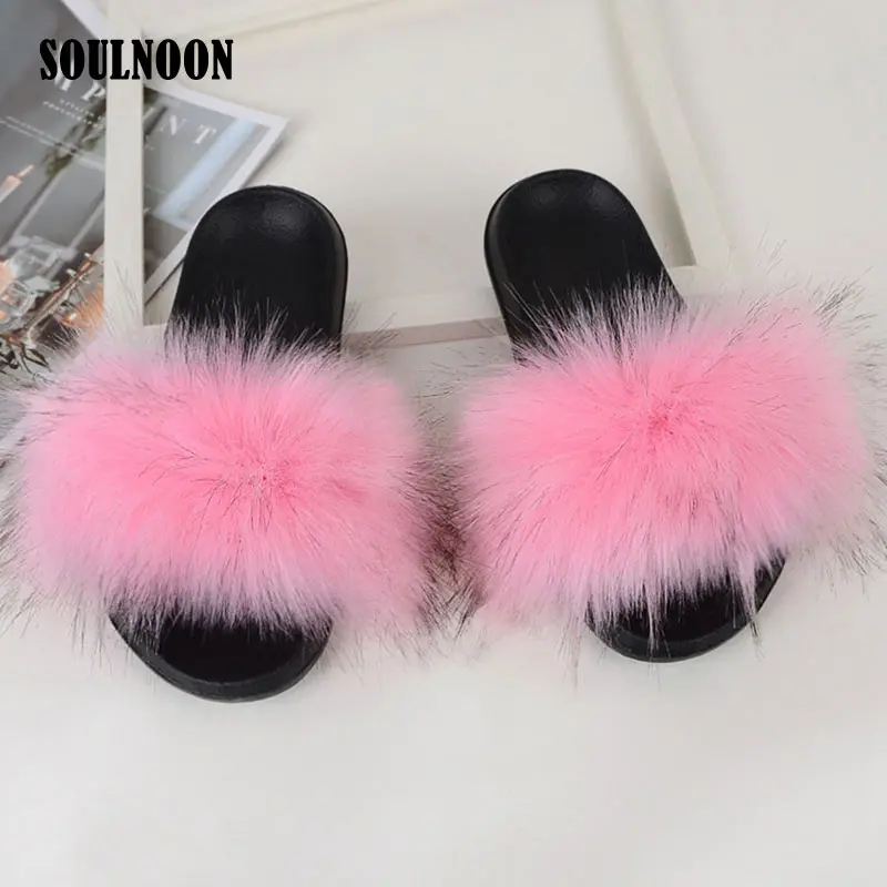 aliexpress fur slippers