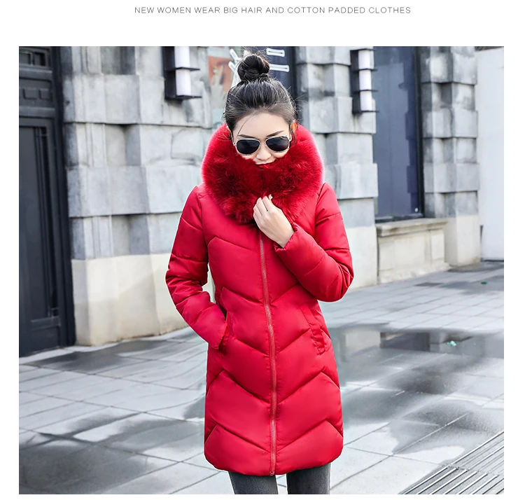 Зимняя одежда стеганая теплая Женская куртка осенне-зимняя куртка женская тонкая хлопковая куртка женская с подкладкой Зимнее пальто для женщин