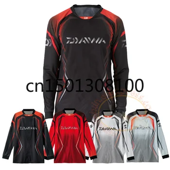 

2020 New Style Daiwa Man Outdoor Sports Long Sleeve Fishing Clothes For Anti-uv/ Breathable/quick-drying Clothing Fishing Shirt