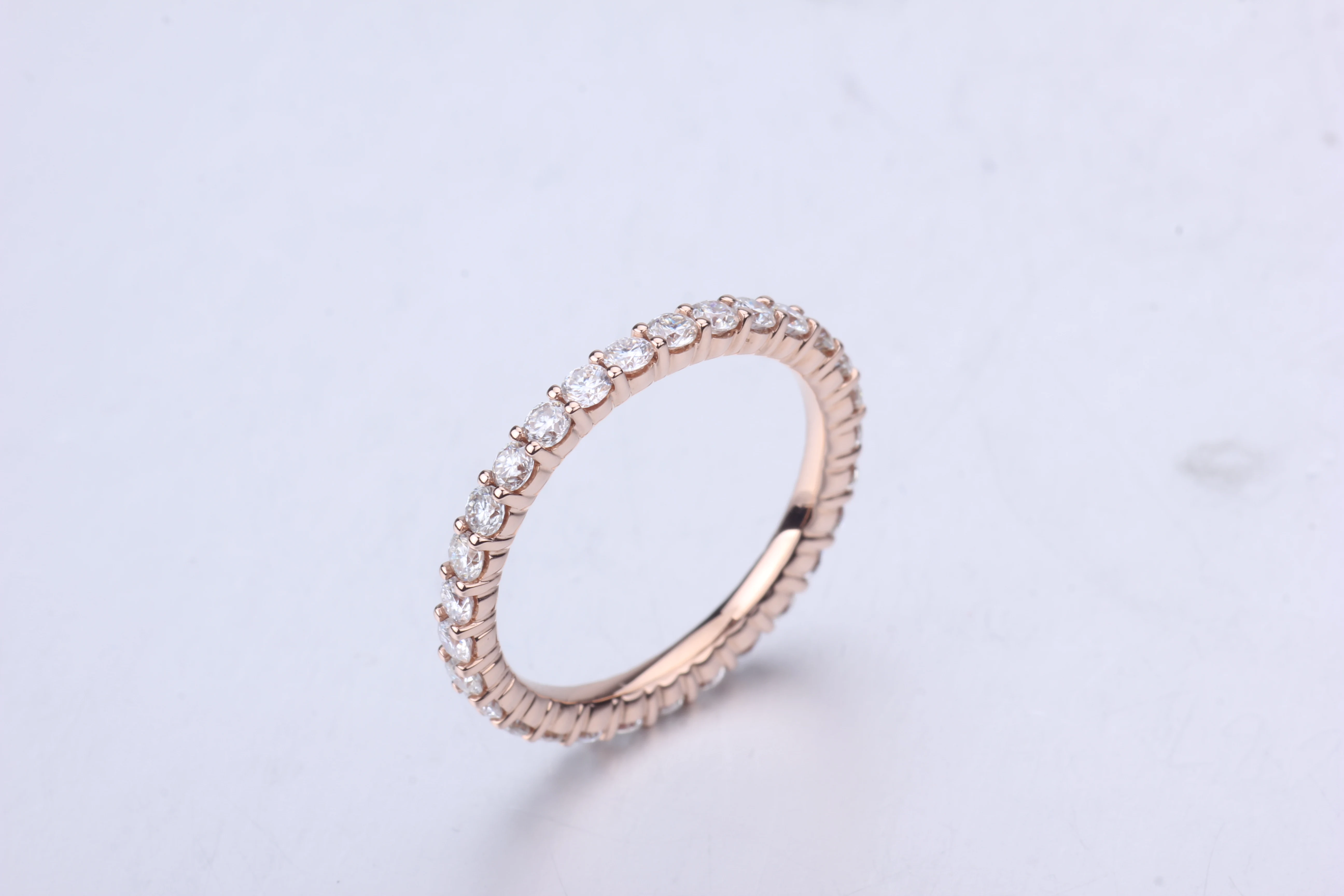 Обручальное кольцо Starsgem 18K DEF 2 мм Муассанит элегантное обручальное дизайн лучшая