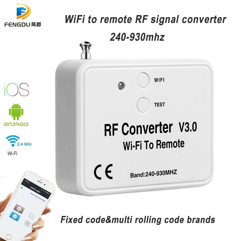 Выключатель Wi-Fi 240 ~ 930 МГц мост дистанционного управления для удаленного