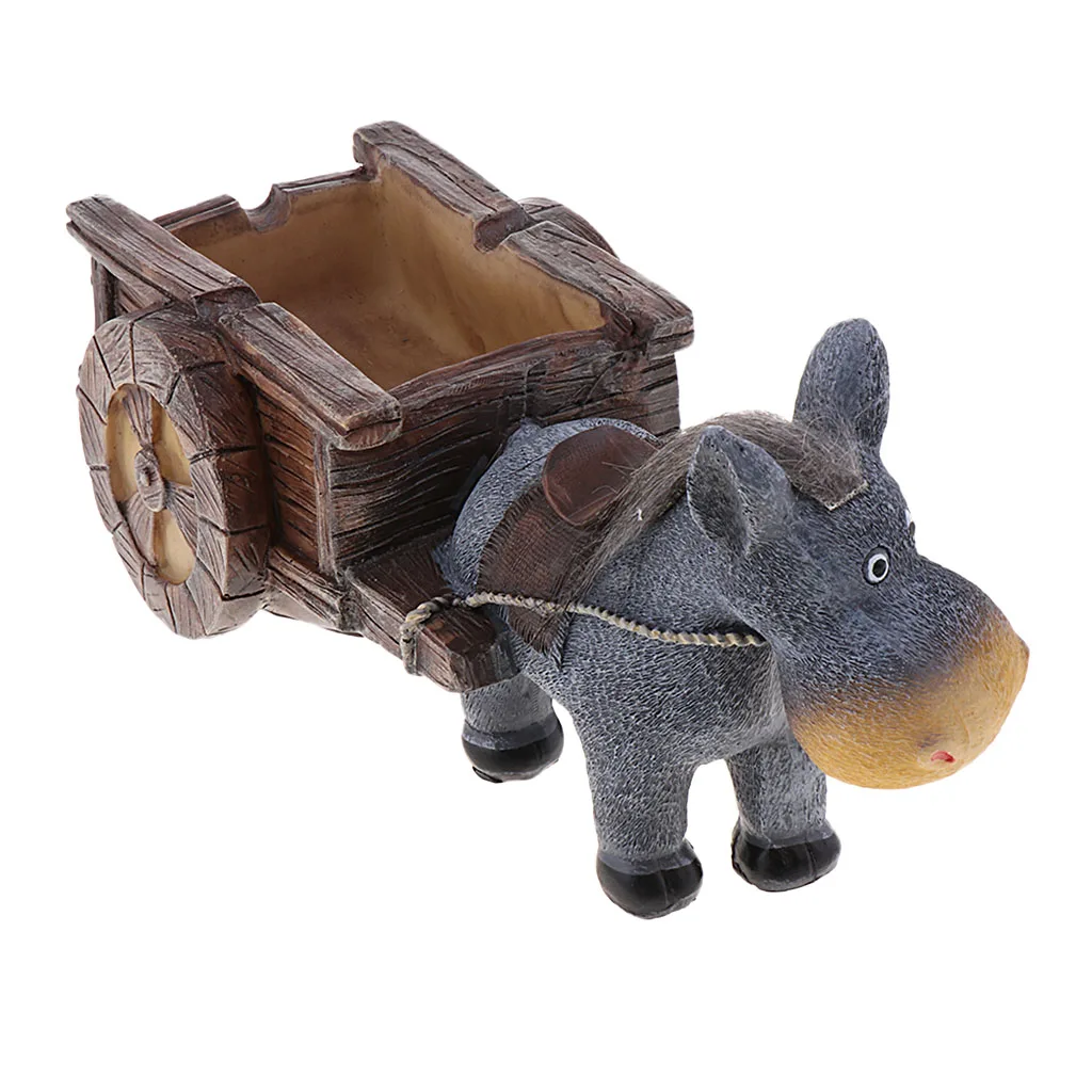 Пепельница для сигарет и сигар в форме Ослика настольный поднос золы маленький