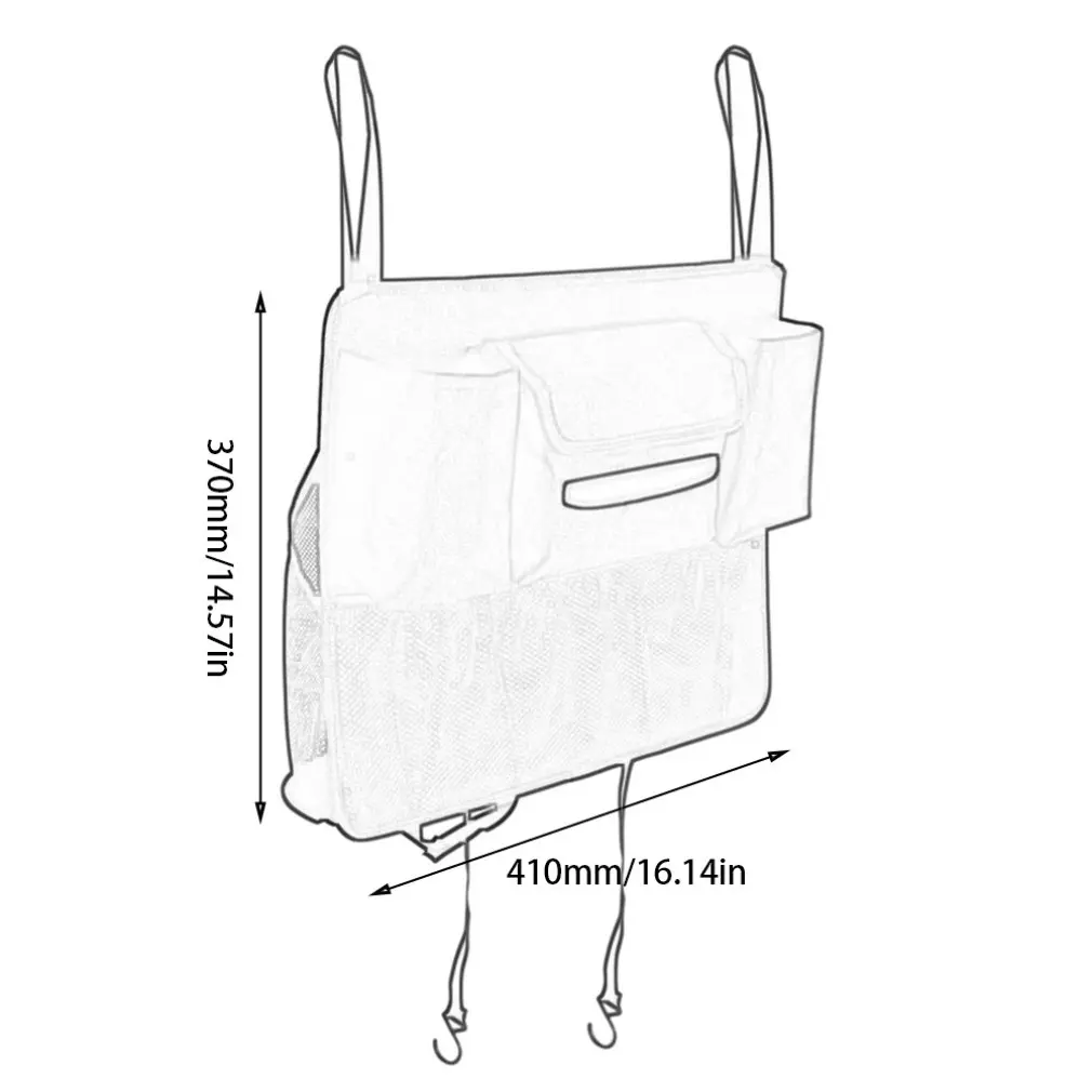 

Practical Design Automobile Car Rear Seat Organizer Universal Car Seat Room Storage Set Mobile Phone Net Bag Storage Bag
