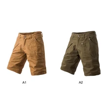 Мужские повседневные шорты с несколькими карманами, пляжные рабочие шорты, брюки