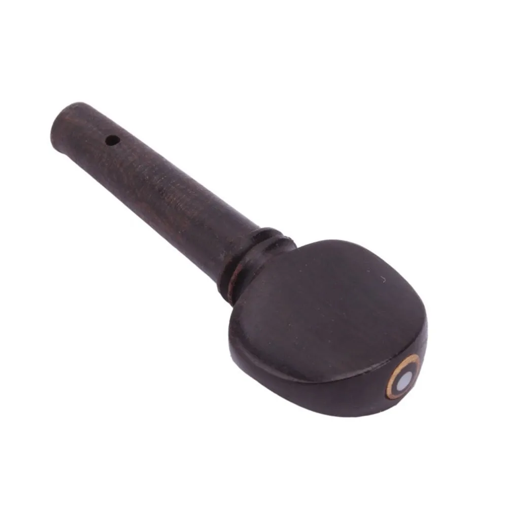

4Pcs Ebony Wood Violin Tuning Pegs Chin Rest End Pin Tuner Tailpiece Set Violins Adjusted Improved Tone Replace Tool Accessories