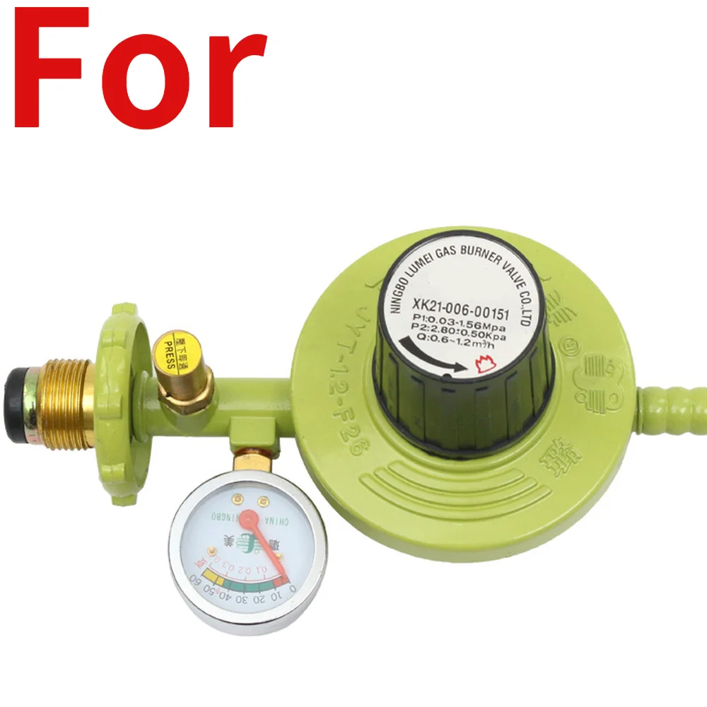 

For Household Liquefied Petroleum Gas Pressure Reducing Valve Explosion-proof Valve Gas Stove Water Heater Adjustable Belt Meter