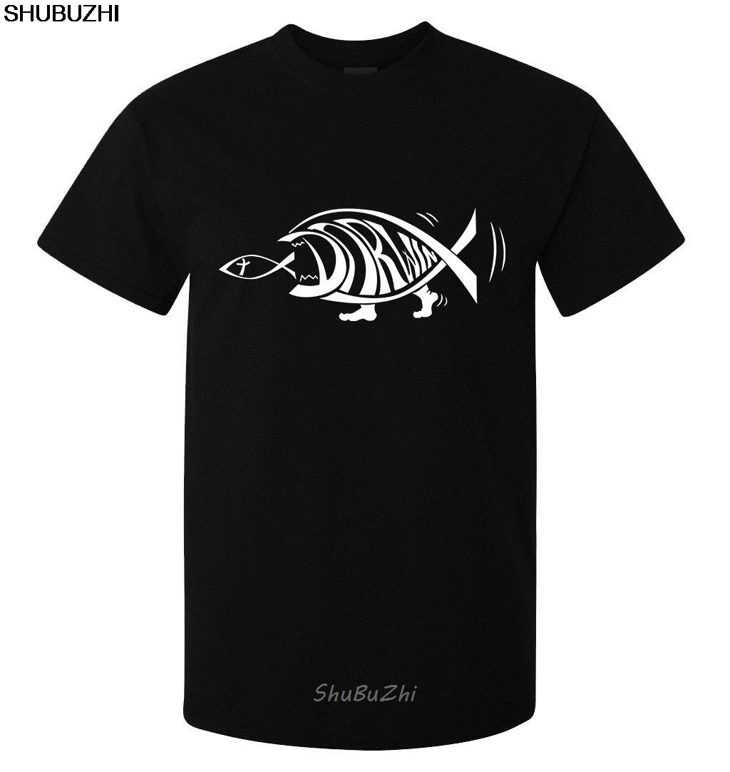 Darwin Fish Eating Jesus Fish Funny Art Men's (woman's Available) T