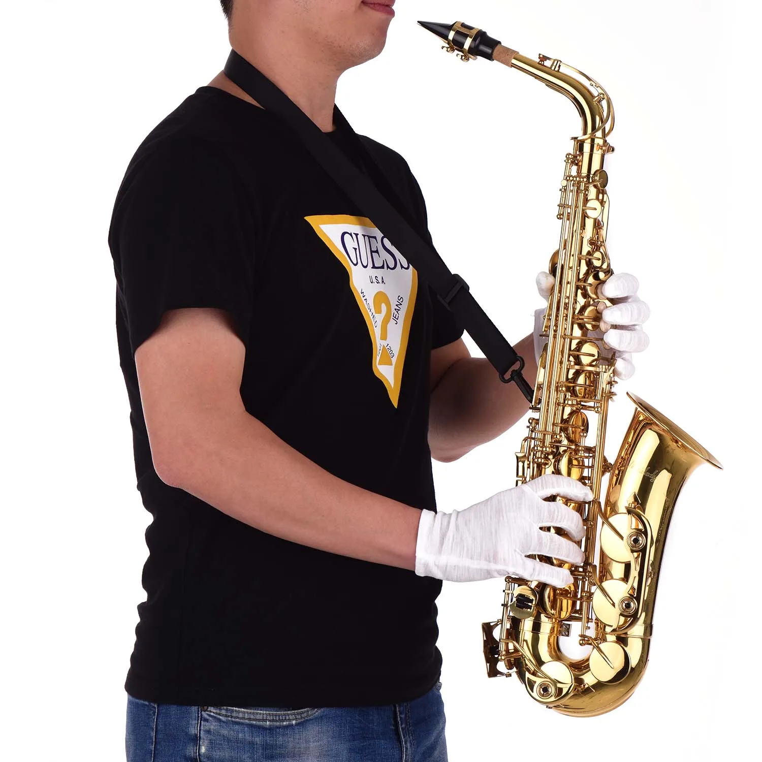 Muslady Alto Eb Tune Saxophone Gold Lacquer Storage Box Kit Musical Instrument Parts Grade Examination Beginner Learning Adult | Спорт и