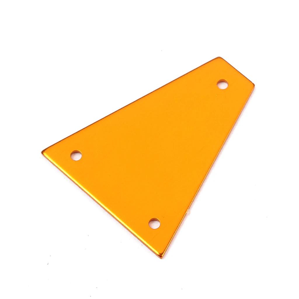 2x Triangle Truss Rod Cover for Jackson Guitar Musical Instrument Parts - Gold