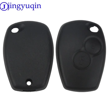 

jingyuqin 2 Button Remote Car Key Case For Renault Megane Modus Espace Laguna Duster Logan DACIA Sandero Fluence Clio Kangoo