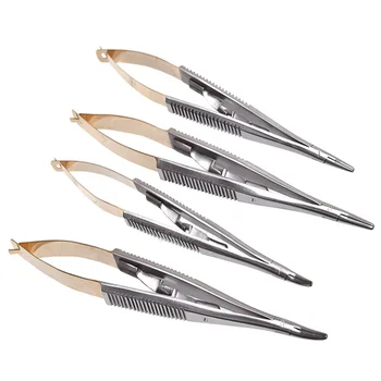 

1Pc Surgical Dental Orthodontic Implant Castroviejo Needle Holders Tools 14cm & 16cm / Straight / Curved for choose