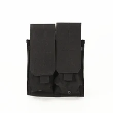 CQC тактический Молл двойной зажим Пистолетная обойма сумка Военная страйкбол пули держатель сумка Охотничьи Аксессуары для наружного охоты