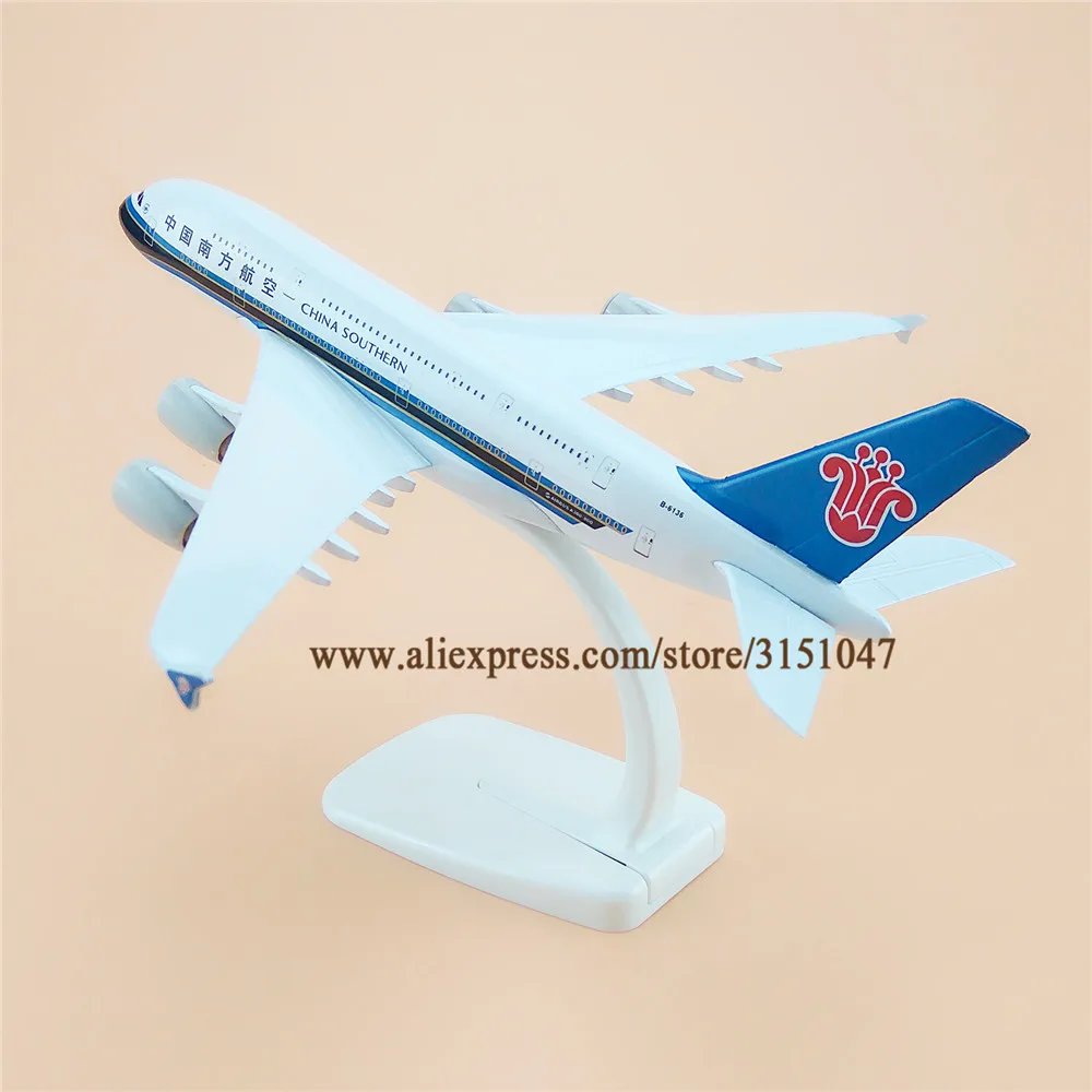 Модель самолета из металлического сплава 18 см Южный Аэробус 380 A380|gift|gift giftsgifts china |