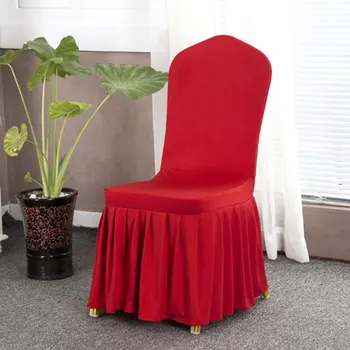 

Chair Covers Stretchy Banquet Protections Accessories Protect Cover Elastic Spandex Decor Dining Household Wedding Seats Covers