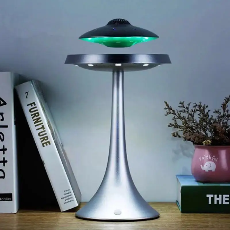DJYG UFO Magnetic levitation bluetooth stereo Wireless charging ufo  life  Wireless bluetooth speakers Fashion lamp