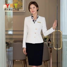 Cheap 2019 Autumn New Company's Front Platform Suit Professional Women's Suit Long Sleeve Korean Slim And Slim Suit Cheap 2019 Autumn New Company's Front Platform Suit Professional Women's Suit Long Sleeve Korean Slim And Slim Suit