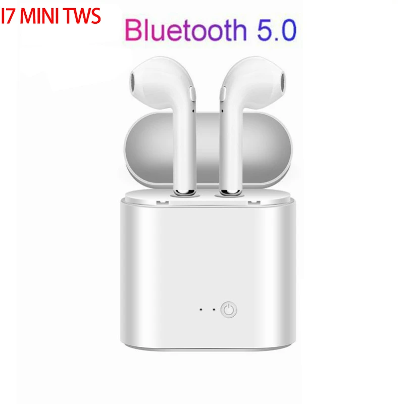 

Russian Free Shipping TWS In-Ear Bluetooth I7s Mini Wireless Earphones Music Earbuds Stereo Headset For Iphone Samsung Xiaomi