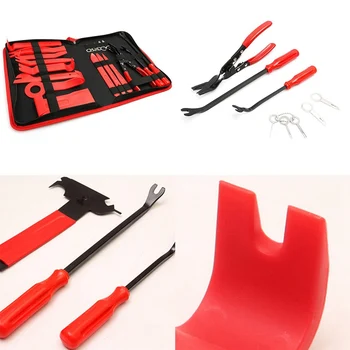

19 Pcs Door Panel Removal Tool Crowbar Screwdriver Audio Interior Disassembly Tool For Car Repair Clip Removal Tool