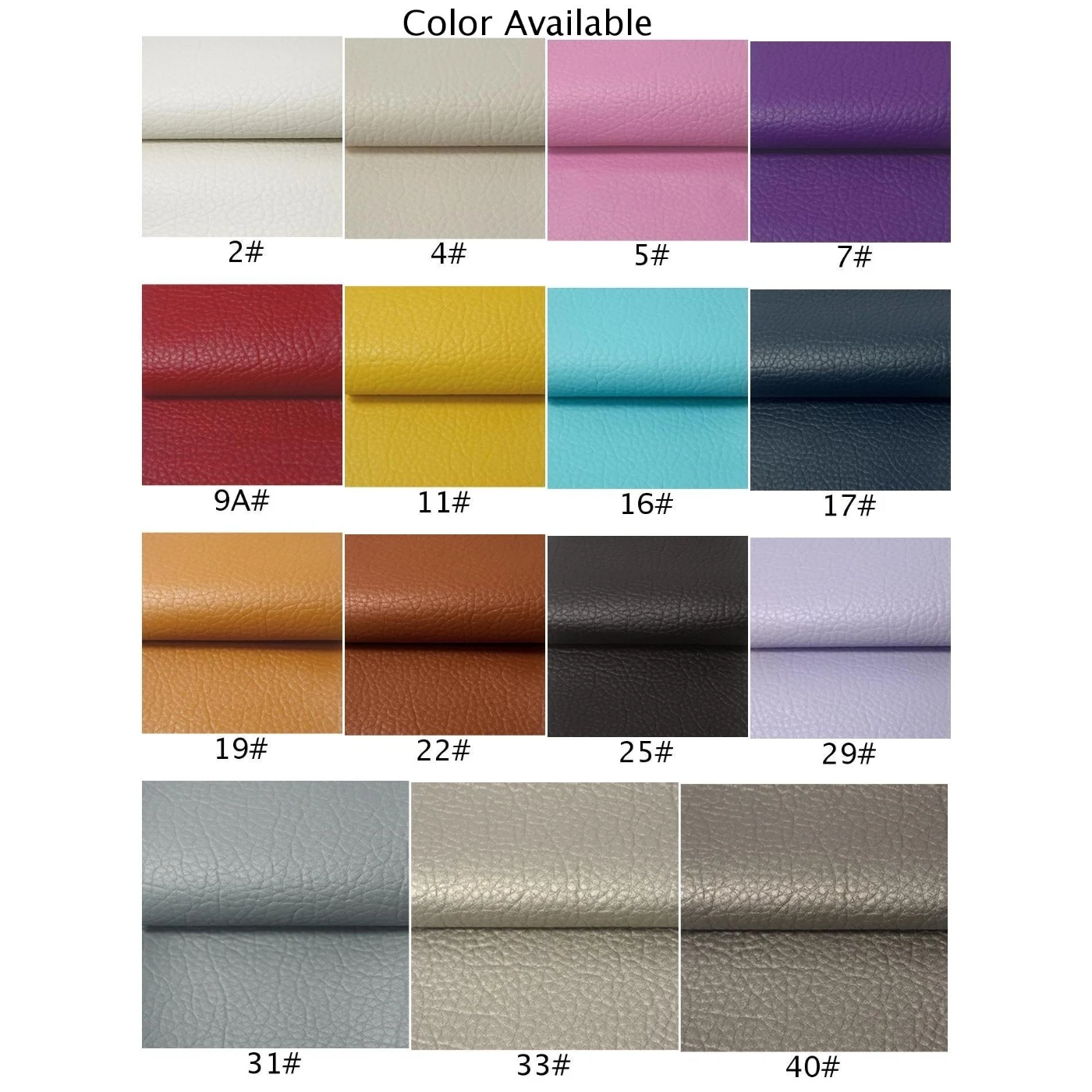  Colors PU Leather Fabric AUTO Car Interior Upholstery Home Decor Table Cover New