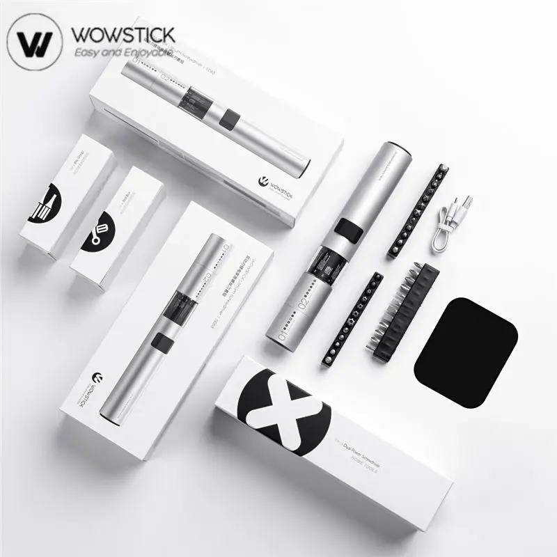 

[New Arrival] WOWSTICK SD 36 in 1 Dual Power Lithium Electric Screwdriver LED Lights Rechargeable Magnetic Suction Screw Driver