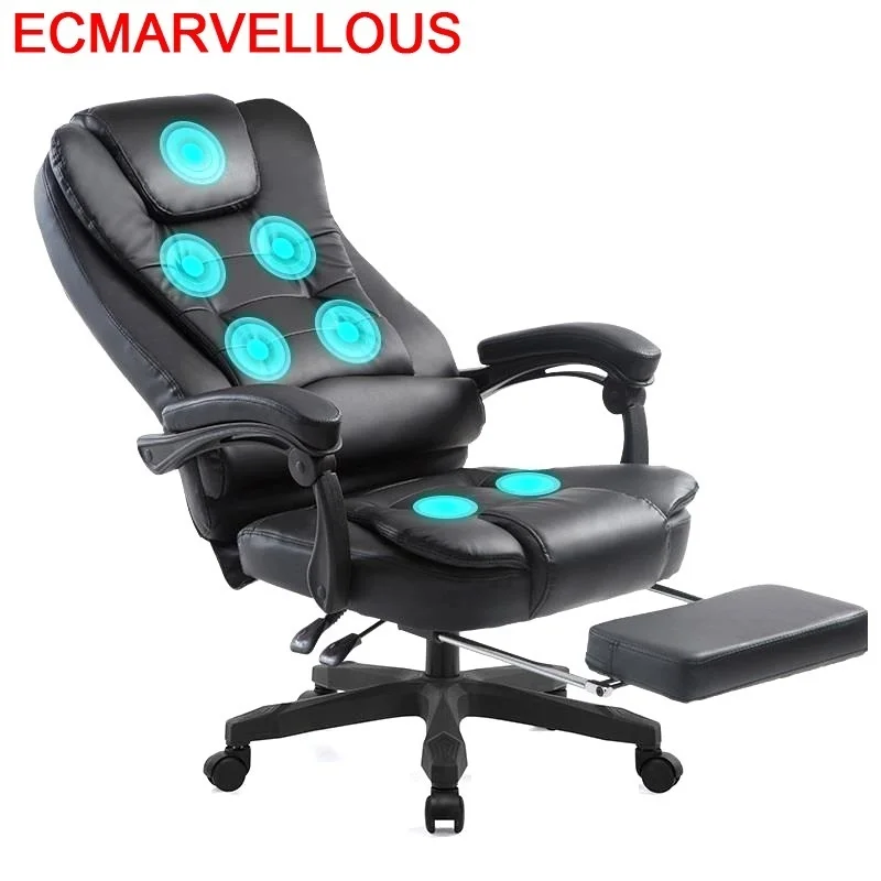 Массажный табурет Boss стул для геймеров офис Лол кожаный компьютер Cadeira Poltrona Silla