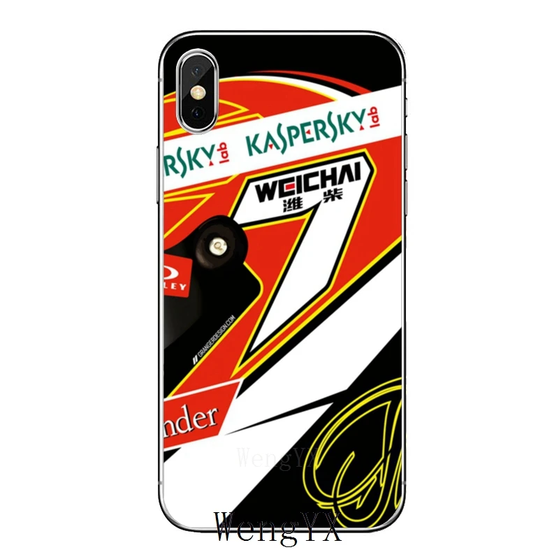 Для iPhone 11 pro XR X XS Max 8 7 6s plus SE 5s 5c iPod Touch 5 6 Чехол С Кими Райкконен KR7