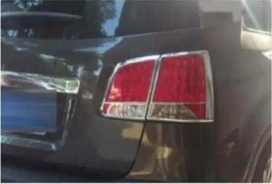 Автомобильный Стайлинг для Kia Sorento 2010 2011 ABS хромированный внешний задний светильник, накладка на задний светильник, защитная рамка, 4 шт