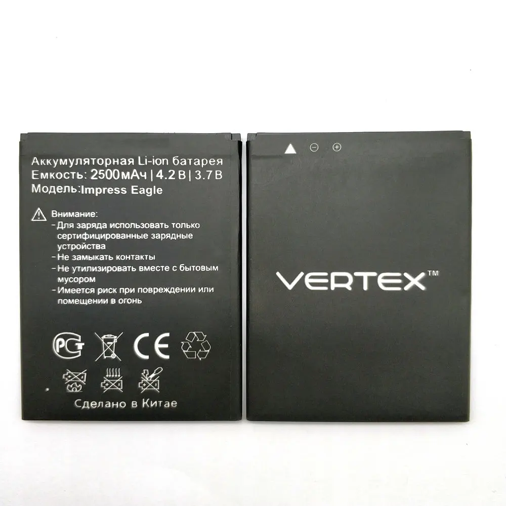 2020 новый высококачественный оригинальный аккумулятор impress eagle Для Vertex Impress