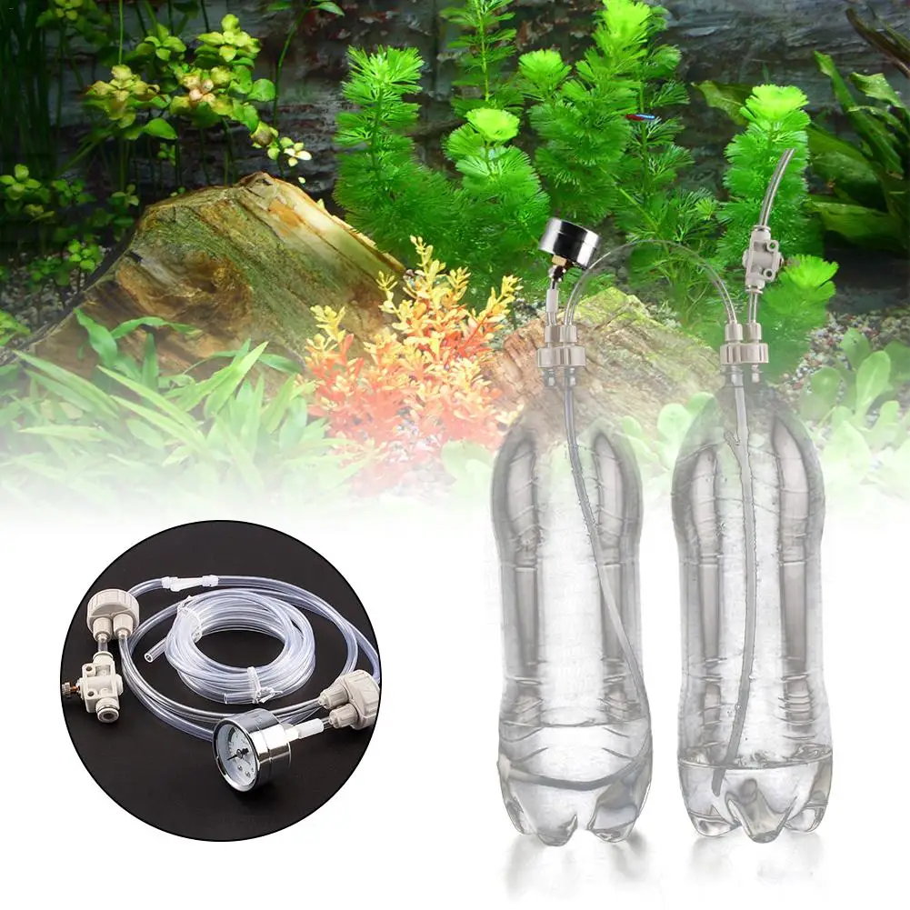 

Aquarium DIY CO2 Generator System Kit Valve Diffuser Aquarium Planted Tank Aquarium Supplies