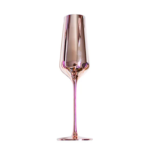 Бокалы из розового золота, роскошные бокалы для вина, бокалы для шампанского, бокалы для сока, вечерние бокалы для бара, посуда для напитков, украшения, 425 мл, 400 мл - Цвет: 1 pcs