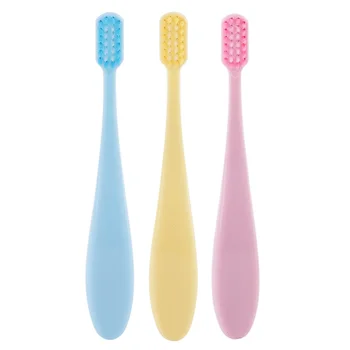 

6Pcs/2 Sets Kids Toothbrush Soft Bristle Toothbrushes Anti-Slip Portable Handle Training Brushes for Children Baby