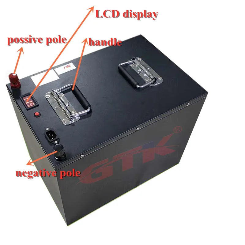 GTK LTO 48V 40Ah Al Litio Titanato battery pack con 50A 80A 100A BMS