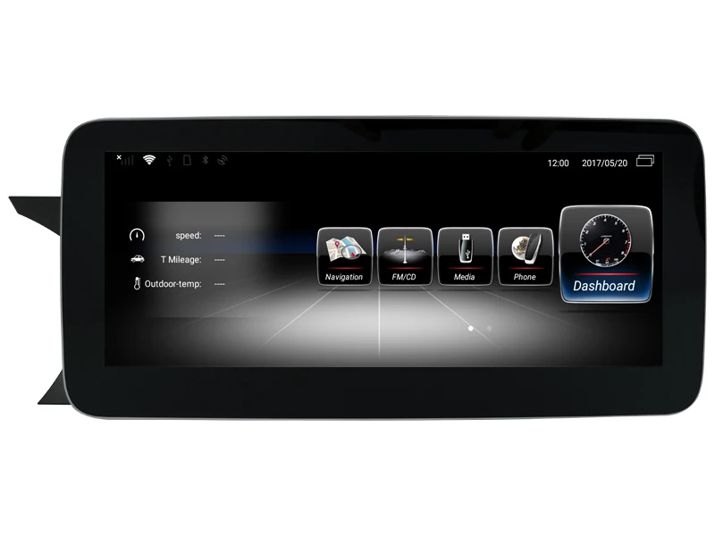 AVGOTOP большой экран Android 7,1/Android 9,0 gps Автомобильный Радио dvd-плеер для MERCEDES-BENZ c-класс W204/S204 2013(NTG4.5