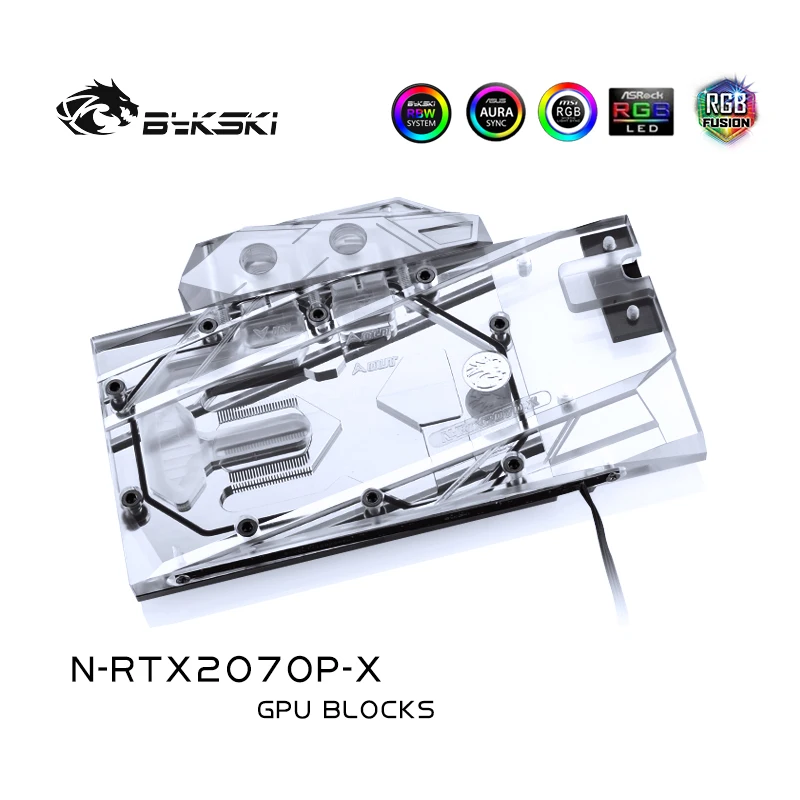 

Блок водяного охлаждения Bykski GPU для основателей RTX 2070 N-RTX2070-X