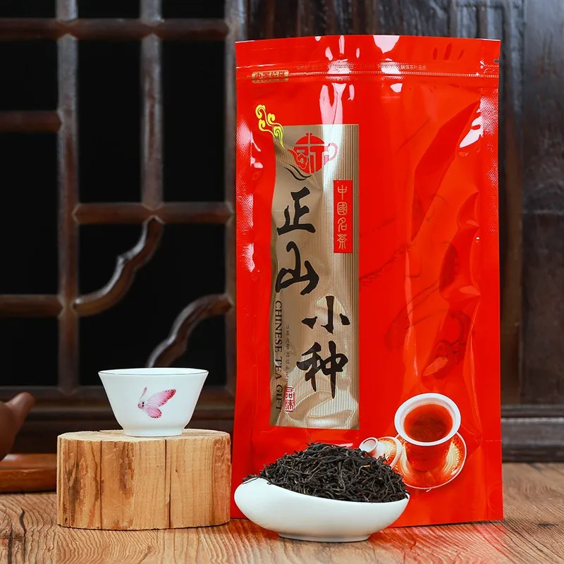 

Chinese Zhengshanxiaozhong Zheng shan xiao zhong black tea lapsang souchong 250g High quality Green food