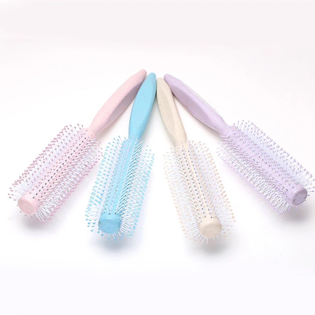 Professional Women Round Barrel Hair Brush Volumizing Blow Drying Hairbrush