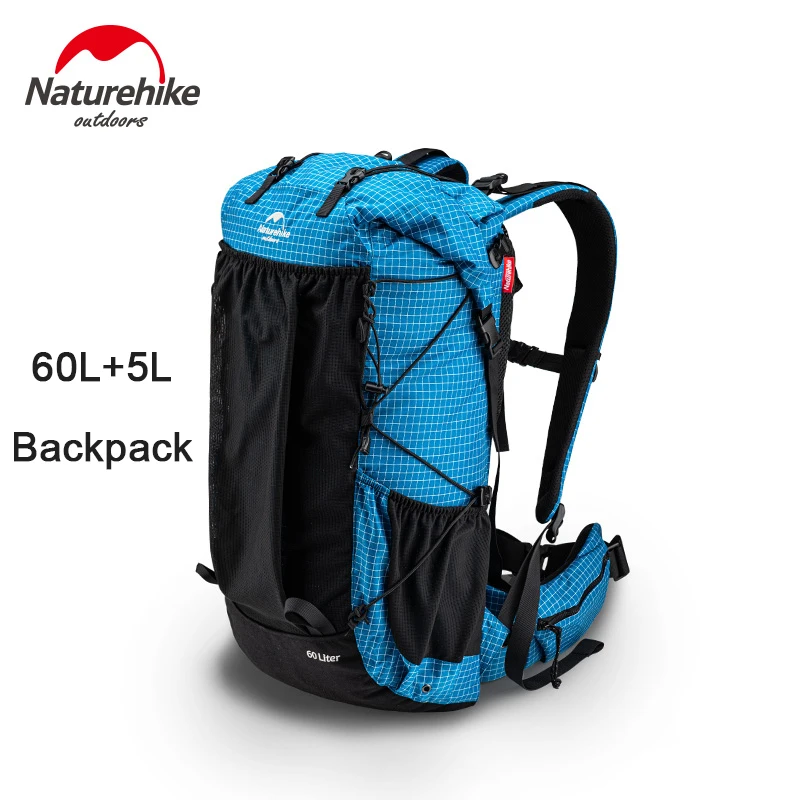 Naturehike Новый Рок Рюкзак 60 + 5л Вместительная дорожная сумка для хранения 1 16 кг сверхлегкий спортивный рюкзак