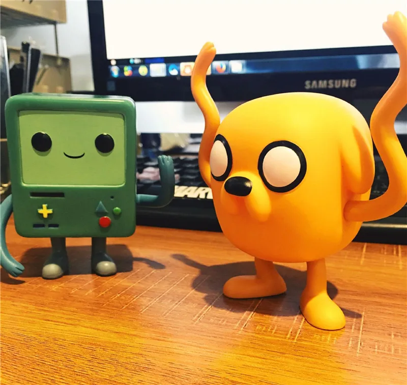 FUNKO POP Kids Favor мультфильм время приключений милый BMO и Джейк Виниловая фигурка Коллекция Модель игрушки для подарка на день рождения