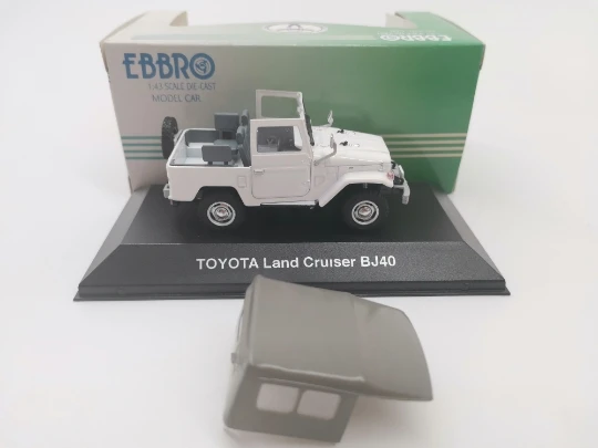 LAND CRUISER BJ40 OLDIES EBBRO ミニカー EBBRO TOYOTA LAND CRUISER BJ40 GREEN 1:43 DIECAST MODEL | eBay