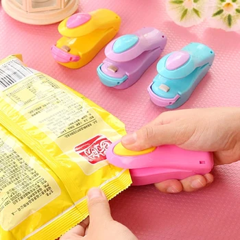 

New Portable Household Mini Heat Sealing Machine Sealer Impulse Plastic Poly Bag Not Battery Home Package Resealer Heat Seale