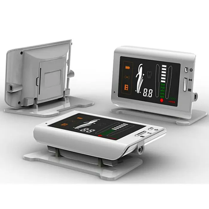 

Dental portable endodontic apex locator with endo motor root canal unit