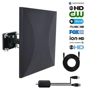 

With Amplifier Roof Weather Resistant Long Range Attic UHF VHF Freeview Indoor Coax Cable Digital HDTV Antenna Signal Booster