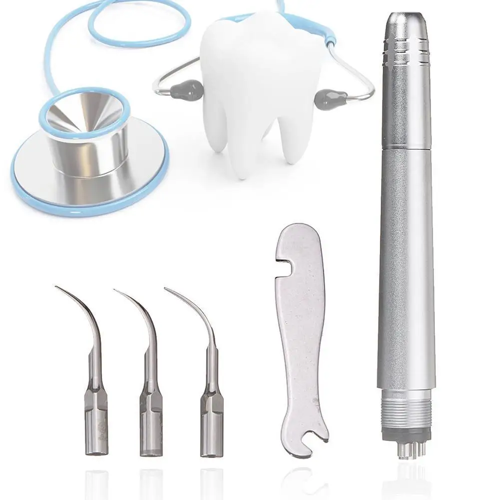 

Dental Ultrasonic Scaler Borden/Midwest 2/4Holes B2/M4 Handpiece Tips G1/G2/G3 3 Scaler with X6W8