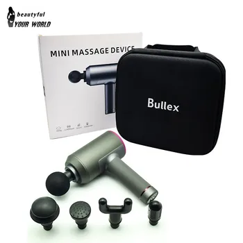 

Body Muscle Massager 5 Heads Hand-held Deep Muscle Massage Fascia Gun Body Fitness Equipment Shaping Pain Relief Muscle Tools