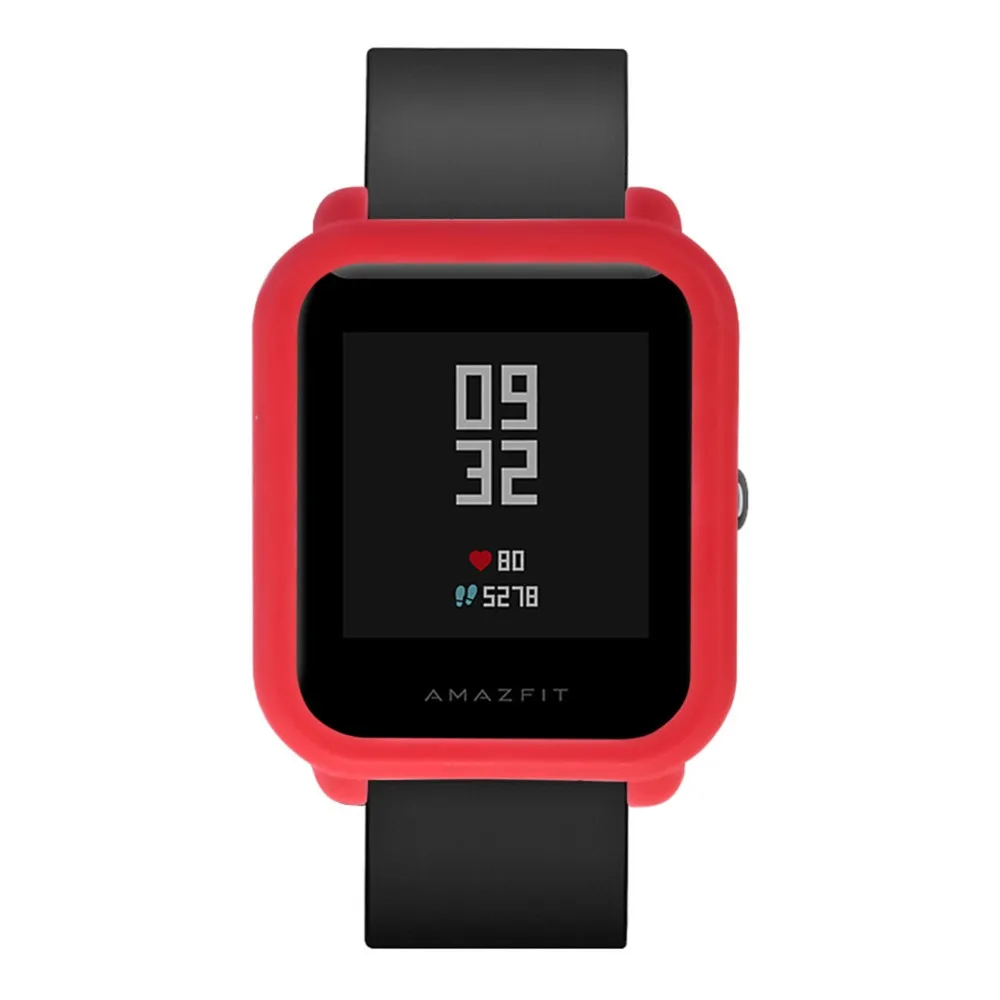 Протектор для Huami amazfit bip Pace Youth Watch, умные аксессуары, защитная рамка, цветной чехол, мягкая силиконовая рамка