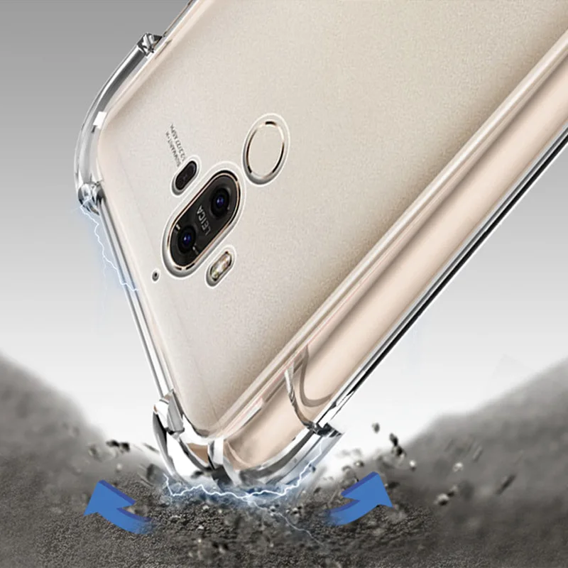 10 шт./лот для Huawei enjoy 7A 8E Y6 P8 Lite 2017 honor 8 9 youth play 7 7S P20 plus P10 lite Nova 3 3i 3E прозрачный мягкий